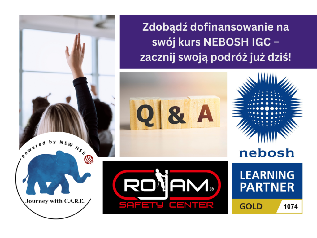 Dofinansowanie kursu NEBOSH IGC